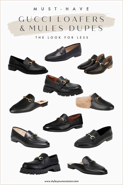 black gucci loafer dupe|best Gucci loafers dupes.